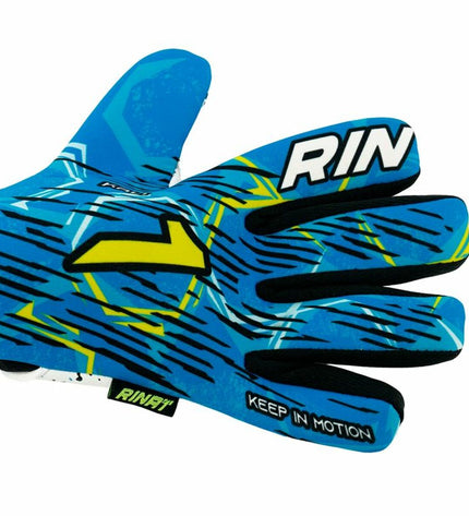 Rinat Keeperhandschoenen Kali As multicolour soccer goalkeeper gloves for adults, designed for outdoor football matches.