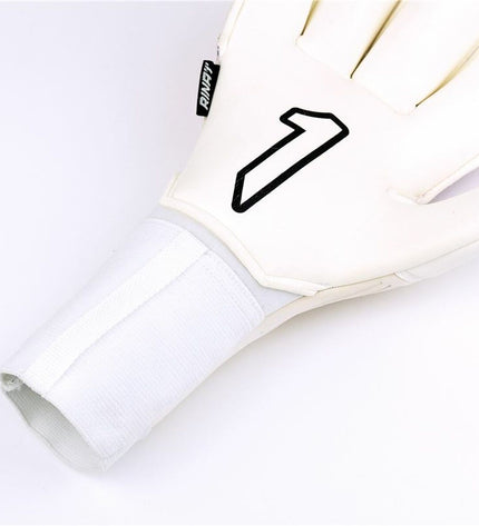 Rinat Nkam Prime Infantil red goalkeeper gloves for football, designed for youth sports and outdoor soccer play.