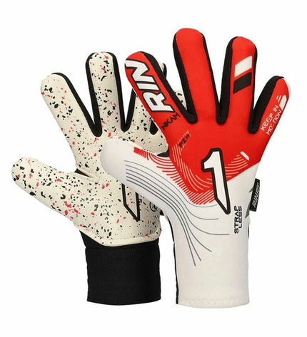 Rinat Keeperhandschoenen for adults, multicolour sport and outdoor football gloves with grip and padding.