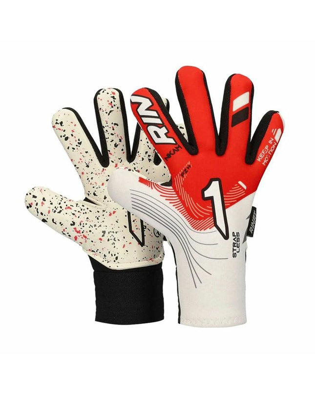 Rinat Keeperhandschoenen for adults, multicolour sport and outdoor football gloves with grip and padding.