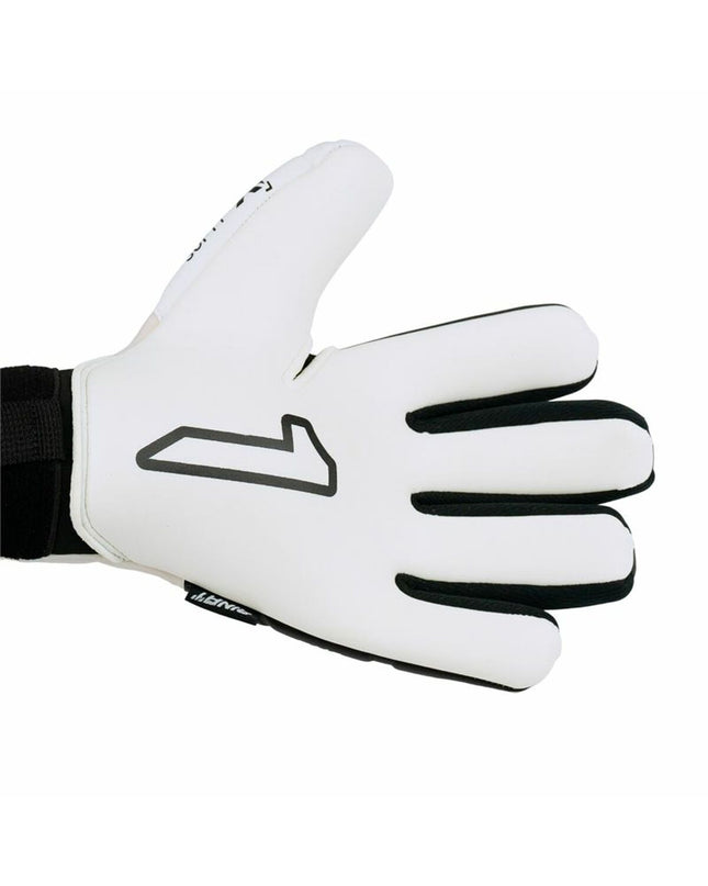 Rinat Rinat Xtreme Guard Dominius Prime white goalkeeper gloves for football, sport and outdoor use, showing the gloves on a white background.