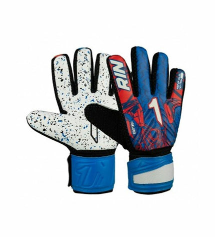 Rinat Egotiko Graviti multicolour goalkeeper gloves for adults, designed for soccer and outdoor sports.