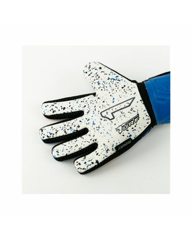 Rinat Egotiko Graviti multicolour goalkeeper gloves for adults, designed for outdoor soccer, with colorful grip and flexible wrist support.