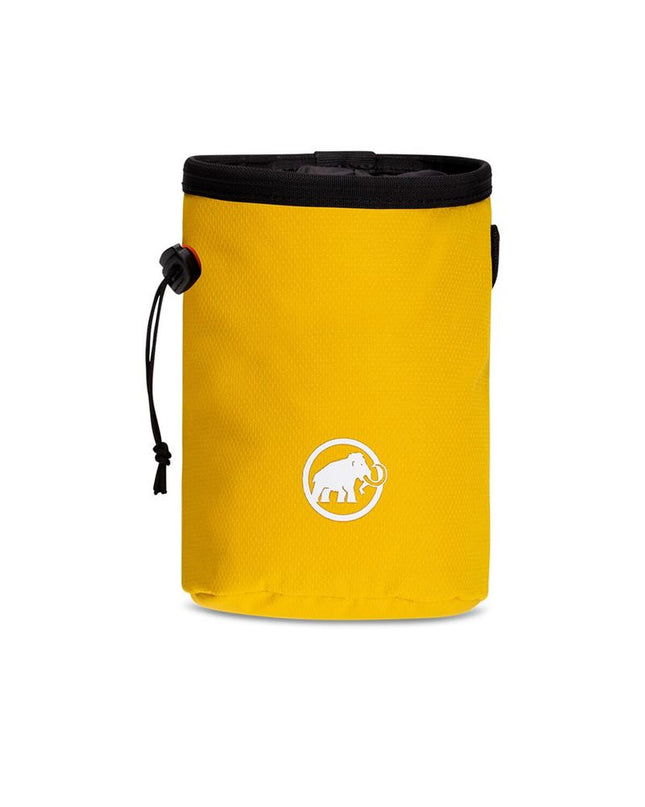 Mammut Krijtzak Mammut Gym Basic climbing chalk bag for sport and outdoor climbing, with black and gray design.