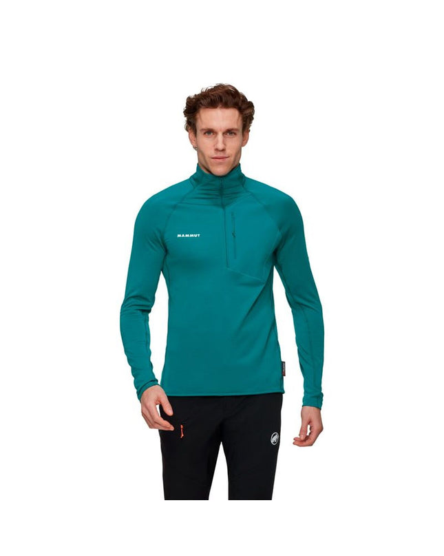Mammut Aenergy Light Ml half zip men's sport outdoor jacket, lightweight and suitable for hiking and camping activities.