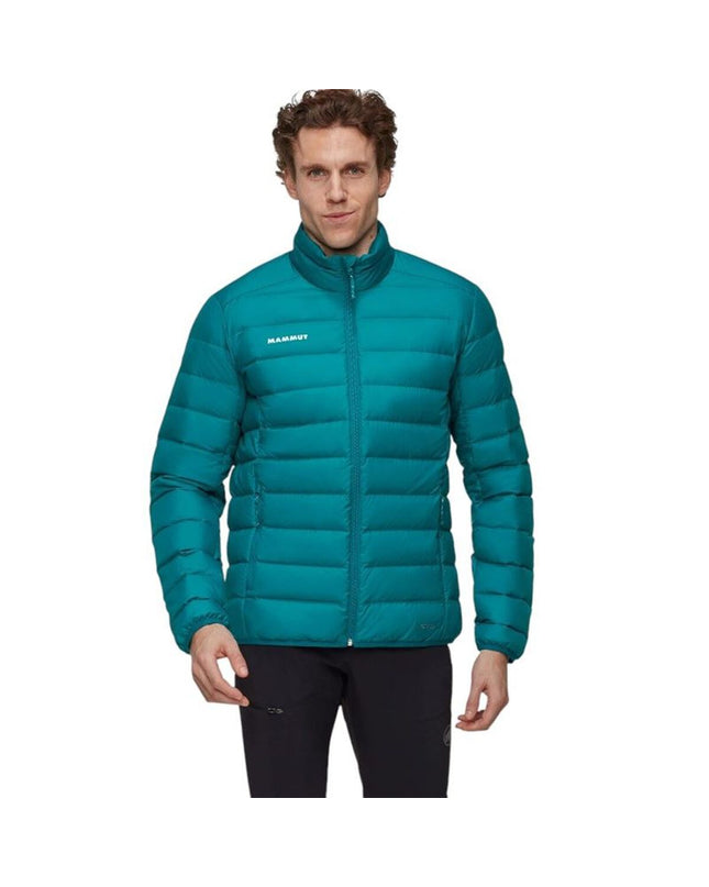 Mammut Waymarker men's sport outdoor jacket, lightweight waterproof outdoor gear for camping and hiking, black with logo details.