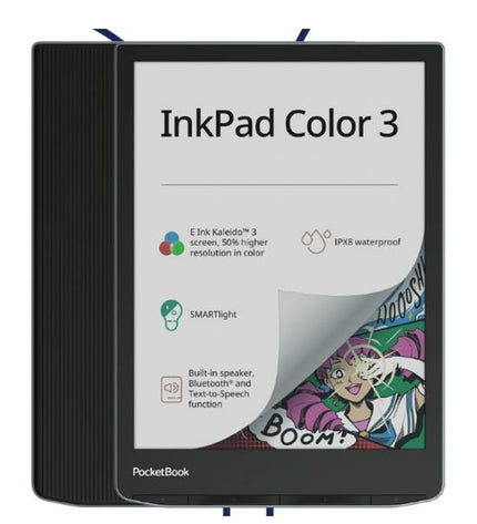 PocketBook PB743K3-1-WW eBook reader with 7.8-inch screen and 32GB storage, electronic device for digital reading.