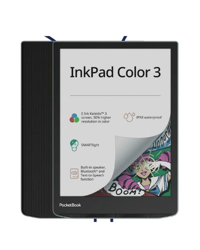 PocketBook PB743K3-1-WW eBook reader with 7.8-inch screen and 32GB storage, electronic device for digital reading.