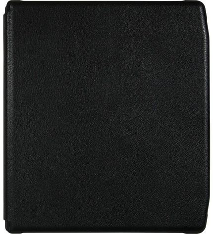 Black PocketBook eBook reader cover with soft texture, designed for PocketBook HN-SL-PU-700 model, providing protection for the device.
