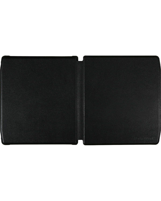 Black PocketBook HN-SL-PU-700-BK-WW eBook reader sleeve with zipper, designed for electronic readers and accessories.