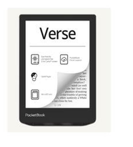 Blue PocketBook PB629-2-WW eBook reader with a sleek design, electronic screen, and side buttons for easy navigation.