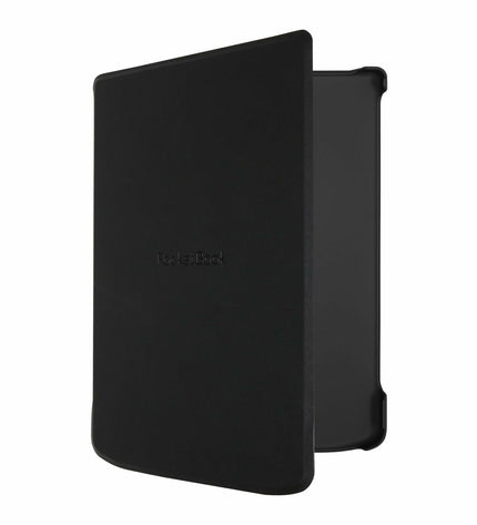 PocketBook H-S-634-K-WW eBook reader e-boekhoes in black with textured exterior and soft interior, designed for electronic reading devices.