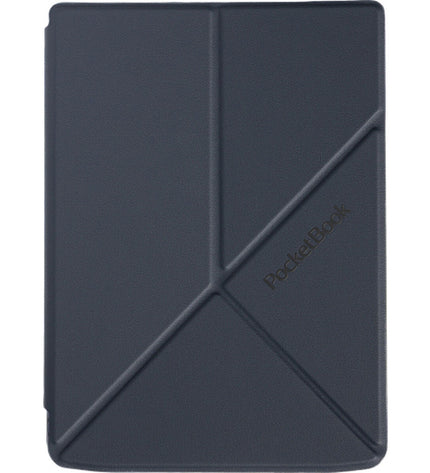 E-boekhoes for PocketBook H-SO-743-K-WW 7.8-inch eBook reader, protective black cover with textured surface.