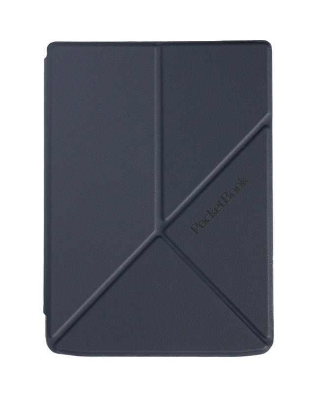 E-boekhoes for PocketBook H-SO-743-K-WW 7.8-inch eBook reader, protective black cover with textured surface.