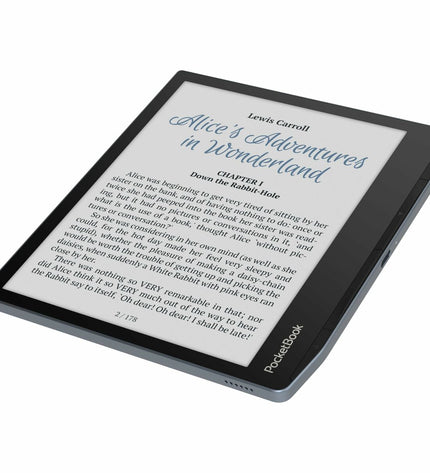 PocketBook Era Color Stormy Sea 7-inch eBook reader with 32GB storage, featuring a colorful display and sleek design.