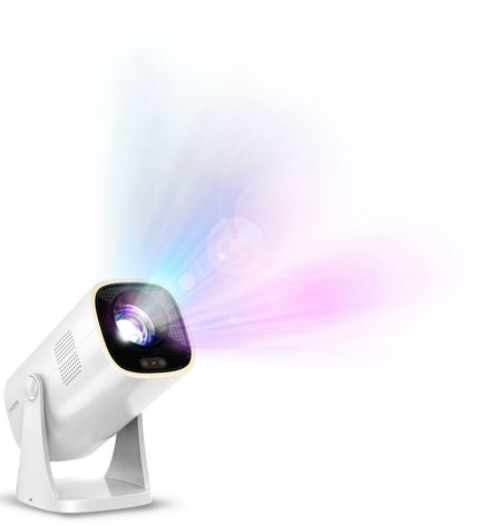Philips NPX230 projector displaying a clear 1920x1080 full HD image, perfect for home theater and video entertainment setups.