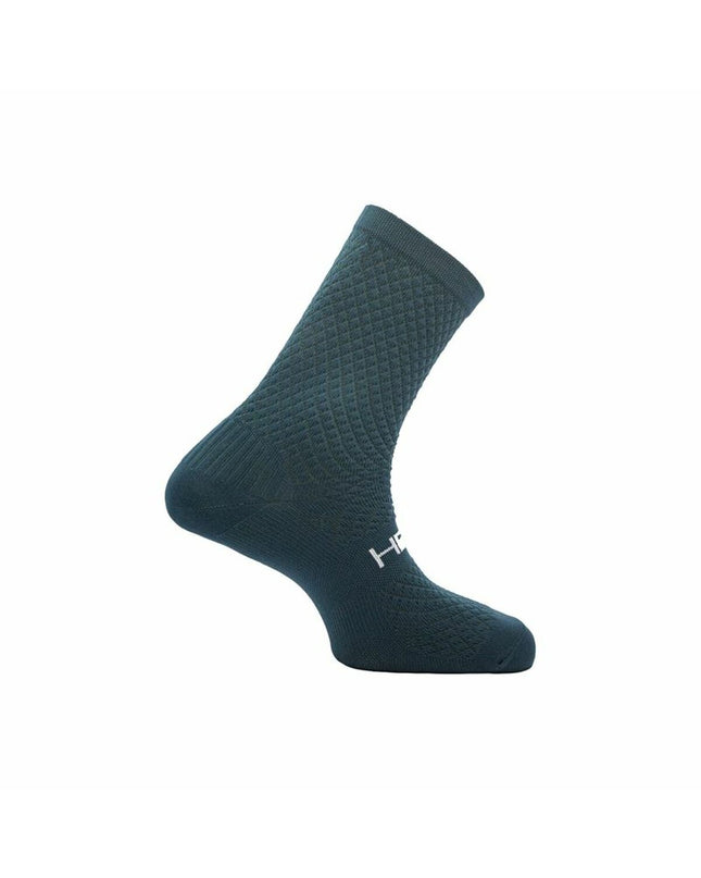 Hemon Fedaia Celeste sports socks for cycling and outdoor activities, featuring breathable fabric and athletic design.