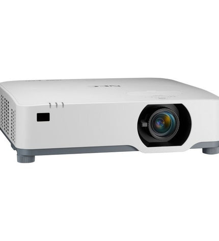 NEC projector P627UL with 6200 lumens, electronic TV and home theater equipment, shown on a white background.