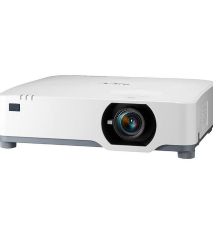 NEC P627UL projector displaying vibrant image, 6200 lumens brightness, ideal for home theater and professional presentations.