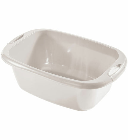Mondex Dolly polypropylene storage bin with handles, 56x38x20.5 cm, ideal for home organization and kitchen storage.