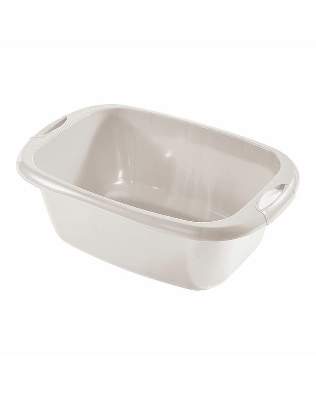 Mondex Dolly polypropylene storage bin with handles, 56x38x20.5 cm, ideal for home organization and kitchen storage.