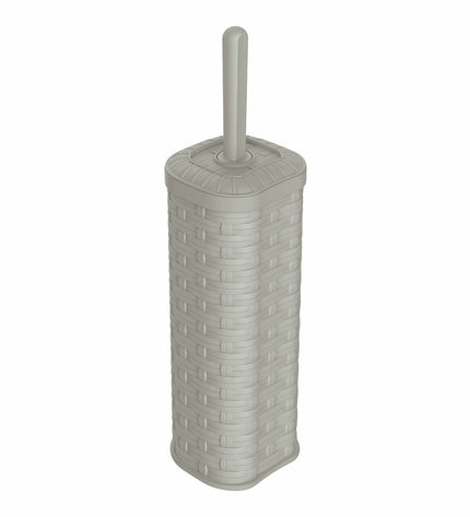 Mondex Crème bamboo toilet brush with polypropylene handle, designed for bathroom cleaning and hygiene.