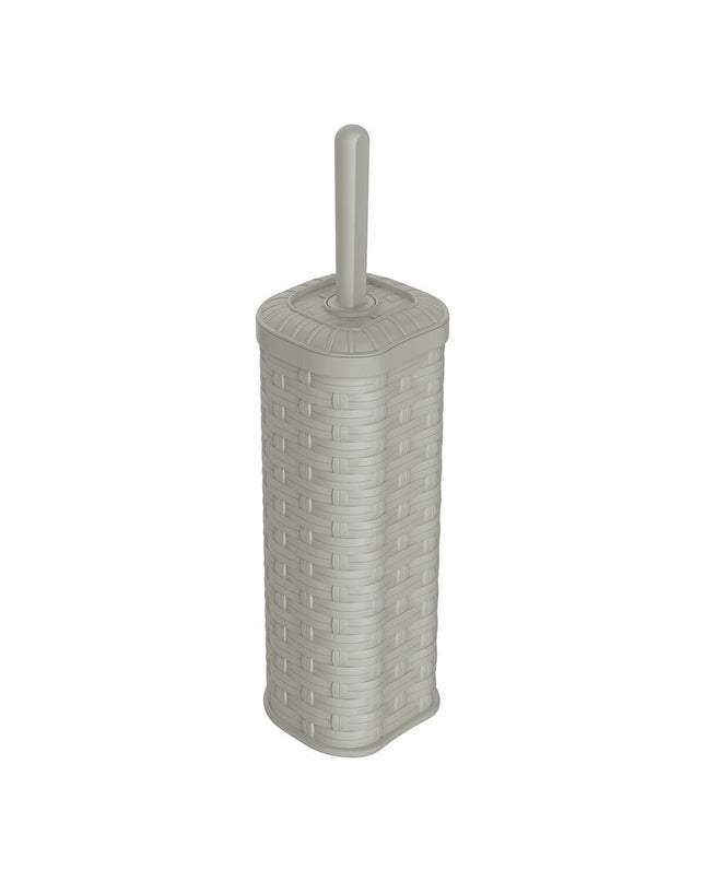 Mondex Crème bamboo toilet brush with polypropylene handle, designed for bathroom cleaning and hygiene.