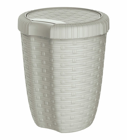 Mondex polypropylene storage container with lid, 23x29 cm, for home organization and kitchen storage.