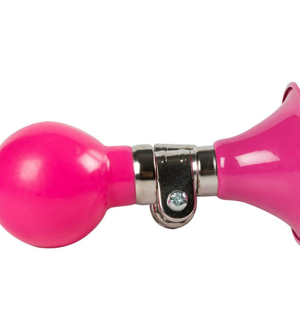 Pink Paw Patrol bicycle bell for kids' bikes, featuring Paw Patrol characters, designed for outdoor cycling and sports.