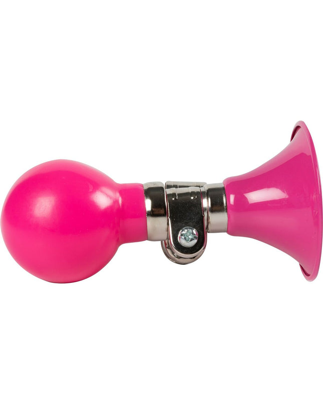 Pink Paw Patrol bicycle bell for kids' bikes, featuring Paw Patrol characters, designed for outdoor cycling and sports.