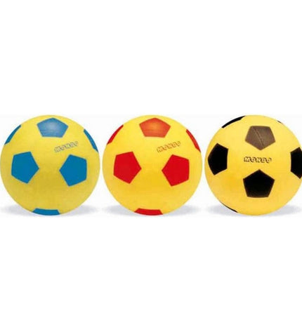 BigBuy Kids Bal Soft Football Mondo 20cm PVC soccer ball for kids, lightweight and soft toy for outdoor play