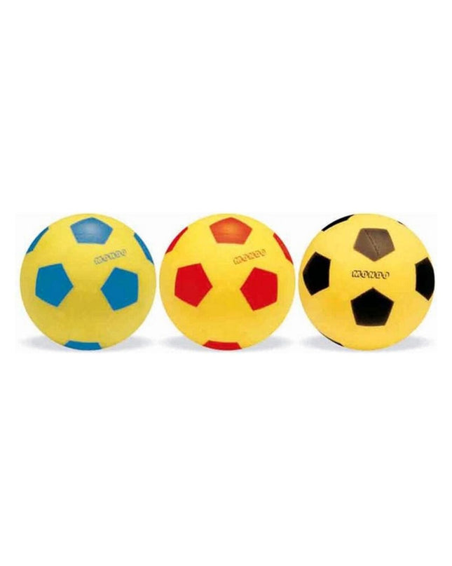 BigBuy Kids Bal Soft Football Mondo 20cm PVC soccer ball for kids, lightweight and soft toy for outdoor play