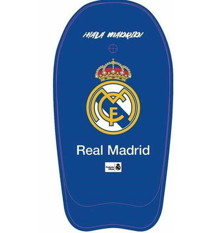 Real Madrid C.F. surfplank, 94 cm white watersport board, suitable for outdoor surfing and water activities.