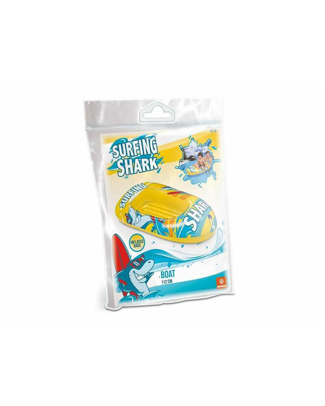 Inflatable shark toy from Unice Toys, perfect for outdoor play and water fun, featuring vibrant colors and a realistic shark design.