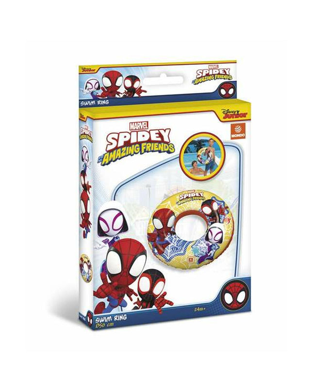 Spidey 50 cm inflatable floating toy, perfect for outdoor play and water fun, featuring a Spidey superhero design