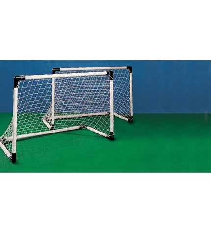 White Mondo football goal net for outdoor sports, 14 cm size, suitable for soccer practice and outdoor play.