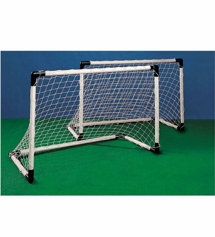Mondo Voetbaldoel 14 cm wit, sport en outdoor voetbal training doel voor kinderen, witte mini voetbaltraining doel