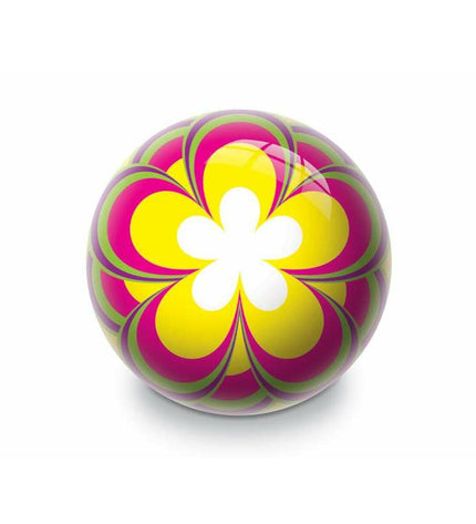 Unice Toys flower-shaped toy in bright fluorescent colors, 22 cm diameter, suitable for outdoor play and games.
