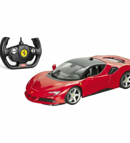 Black Mondo remote control police car toy in 1:14 scale, detailed vehicle with police markings, perfect for kids' play.