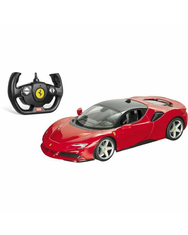 Black Mondo remote control police car toy in 1:14 scale, detailed vehicle with police markings, perfect for kids' play.