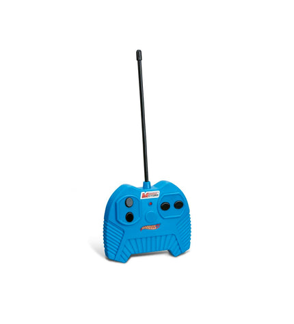 Mondo remote control police car toy, detailed police vehicle on wheels with sirens and lights, perfect for kids' play.