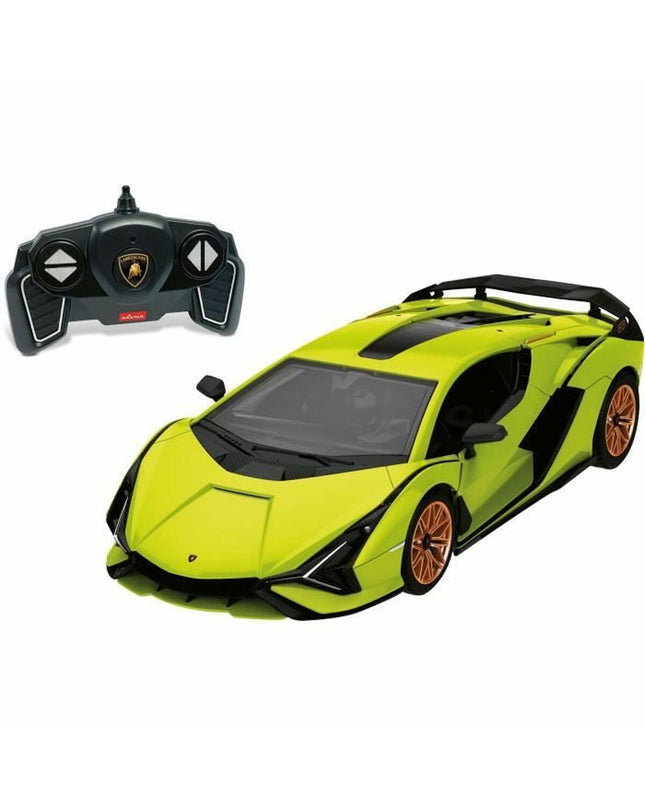 Green Mondo remote control police car toy, detailed plastic vehicle for children, part of Mondo's toy vehicle collection.