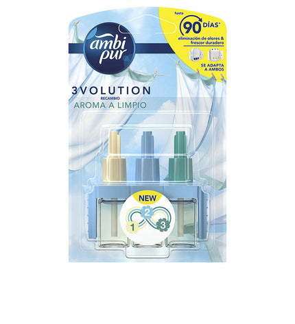 Ambi Pur elektrische luchtverfrisser navulling voor schone lucht, 20 ml, geschikt voor huis en keuken decor.