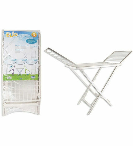 Set of three Dem Waslijn Dem Elio clotheslines, 172 x 220 x 50.5 cm, for household storage and organization with durable harsh material.