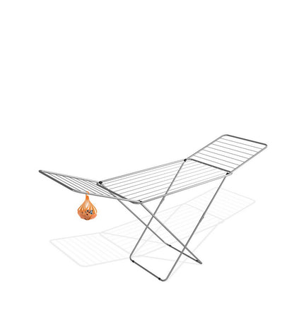 Gimi Ibiza Staal 20 m laundry drying rack with sturdy metal bars for household laundry organization