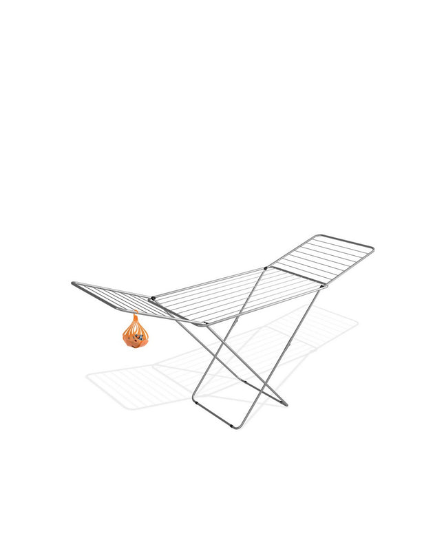 Gimi Ibiza Staal 20 m laundry drying rack with sturdy metal bars for household laundry organization