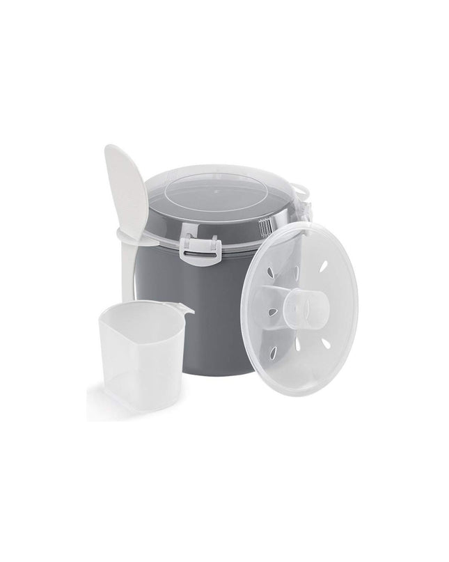 Metaltex 2.2L stainless steel steamer pot for home cooking, featuring a lid and steaming insert for healthy meals
