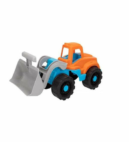 Colorbaby Bouwvoertuigen toy truck, 33 cm, colorful plastic construction vehicle for kids, detailed design, suitable for play.