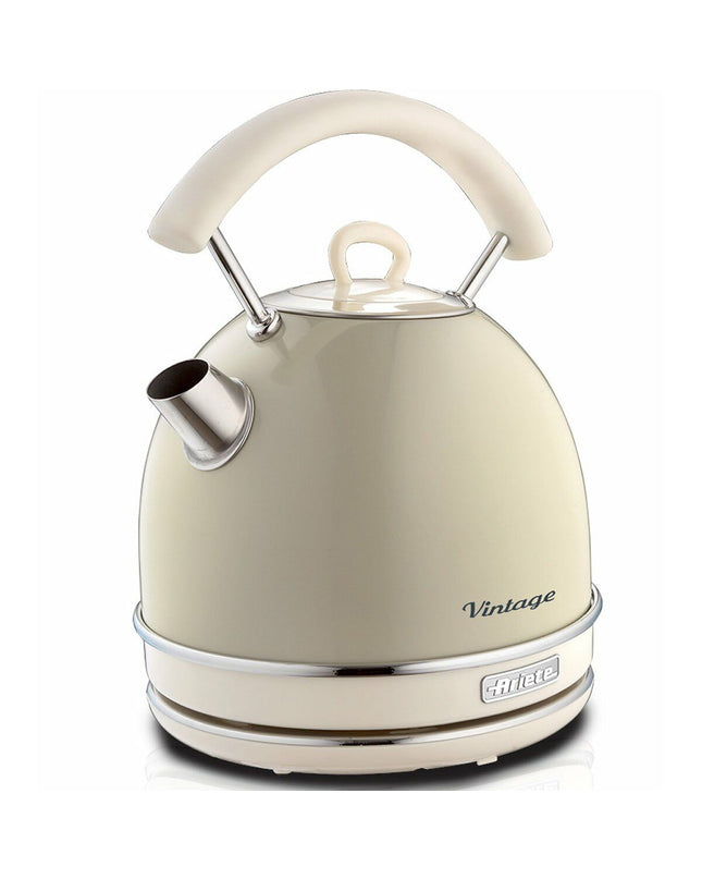 Ariete 2877/03 beige teapot with 1.7L capacity, suitable for brewing tea or coffee in a modern kitchen setting.