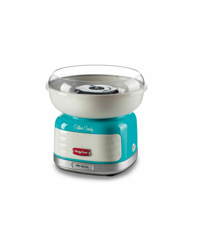 Ariete Suikerspinmachine ARI-2973-RD for making cotton candy, featuring a compact red electric candy floss maker.